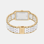 Raquel Women Quartz White Dial Analog Stainless Steel Watch CE1136