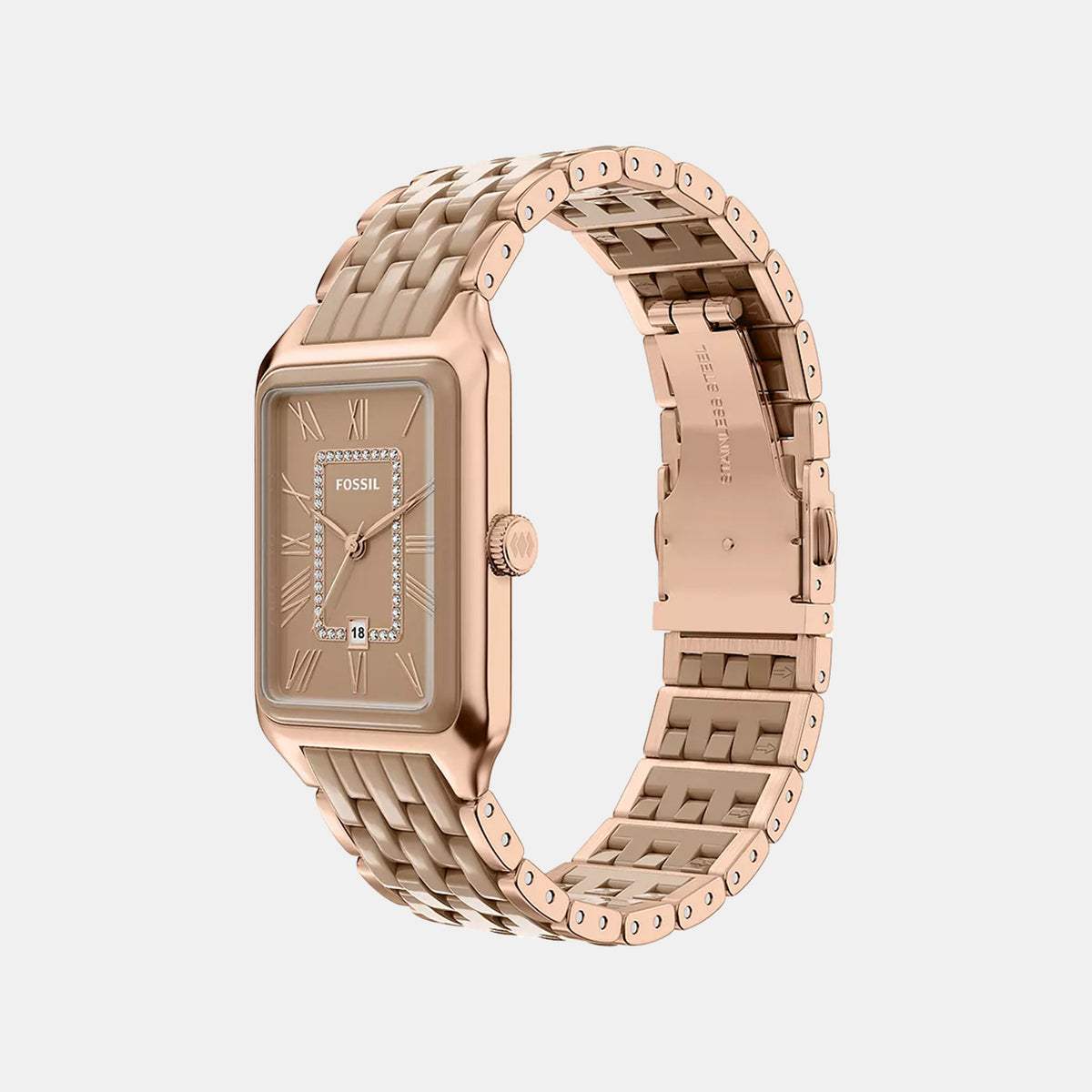 Raquel Women Quartz Nude Dial Analog Stainless Steel Watch CE1137