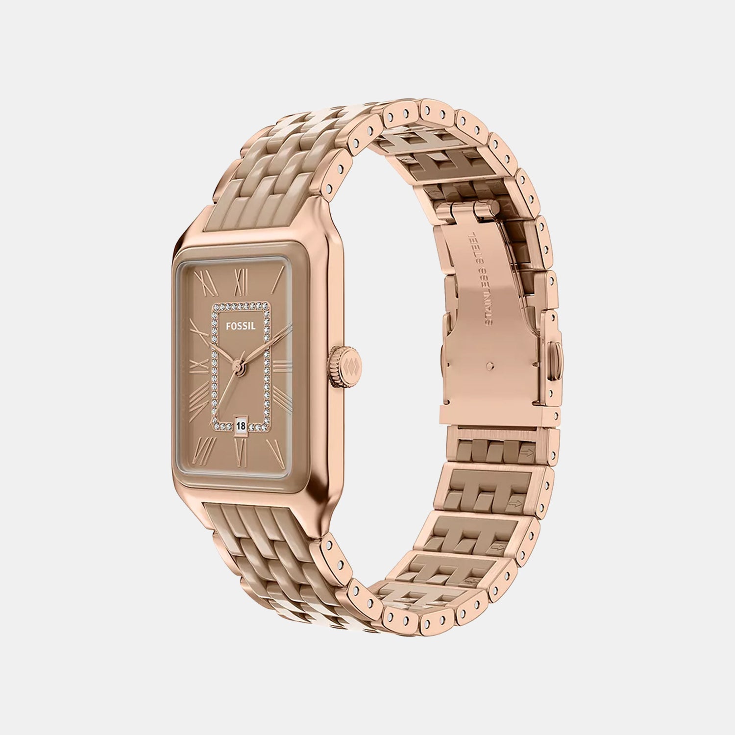 Raquel Women Quartz Nude Dial Analog Stainless Steel Watch CE1137