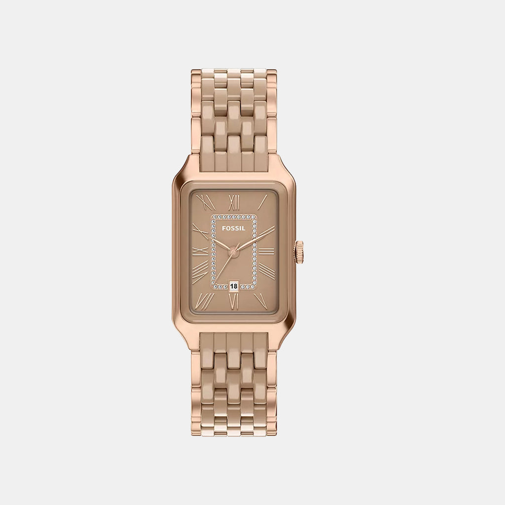 Raquel Women Quartz Nude Dial Analog Stainless Steel Watch CE1137