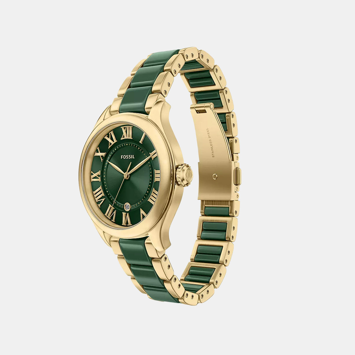 Gilmore Women Quartz Green Dial Analog Stainless Steel Watch CE1138