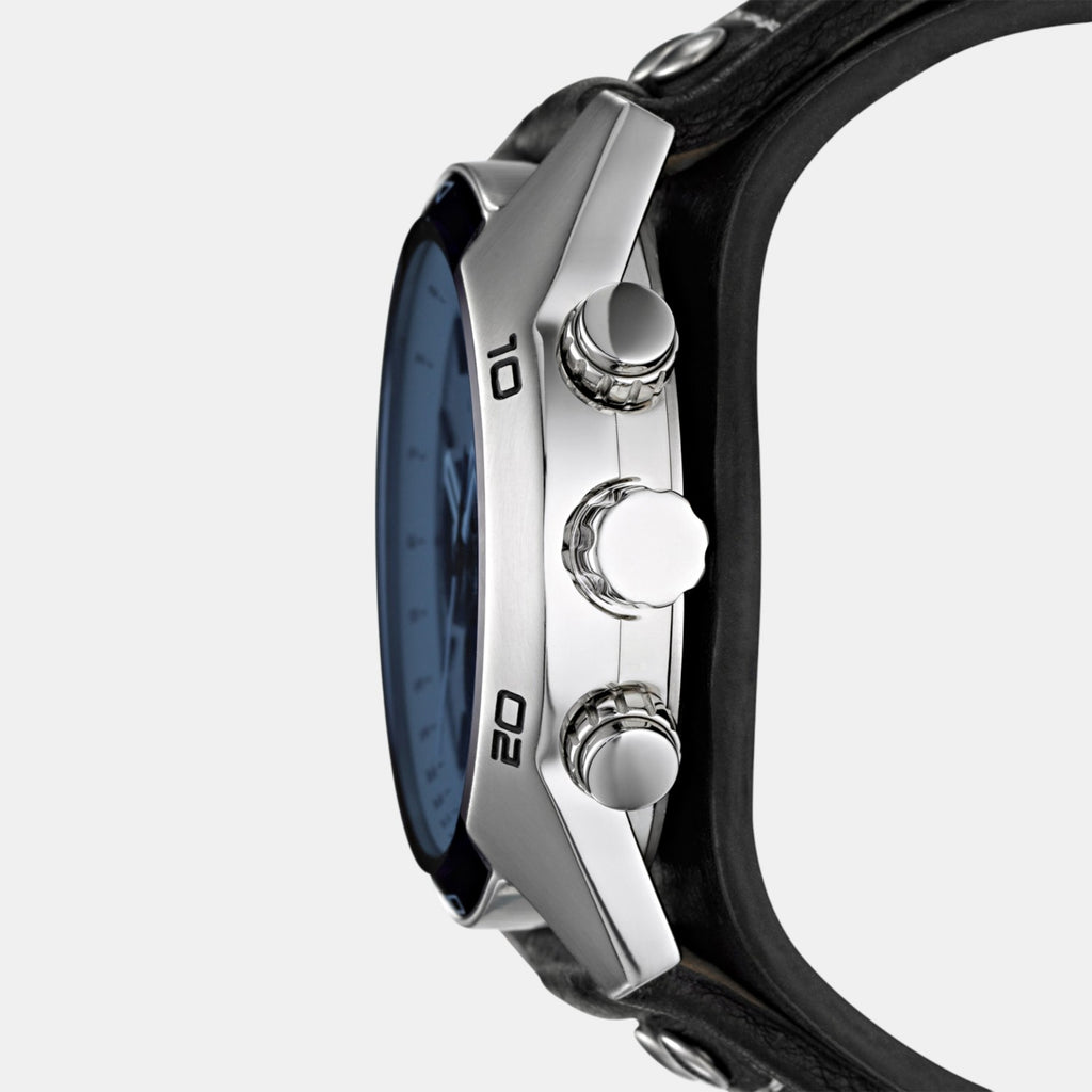 Coachman Men Quartz Blue Dial Chronograph Leather Watch CH2564