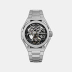 Cage Men Automatic Grey Dial Analog Stainless Steel Watch Cage - SL