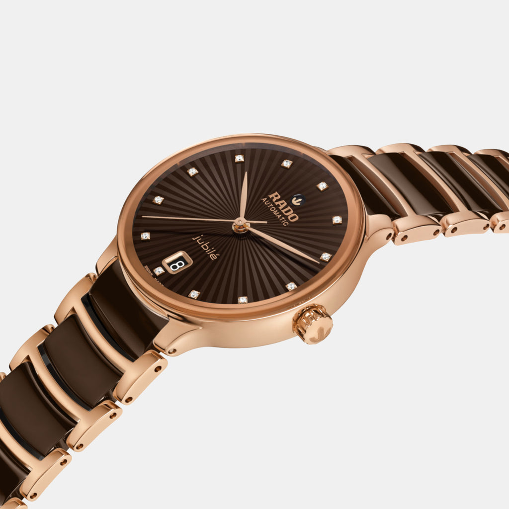 Centrix Women Automatic Brown Dial Analog Ceramic Watch R30037732