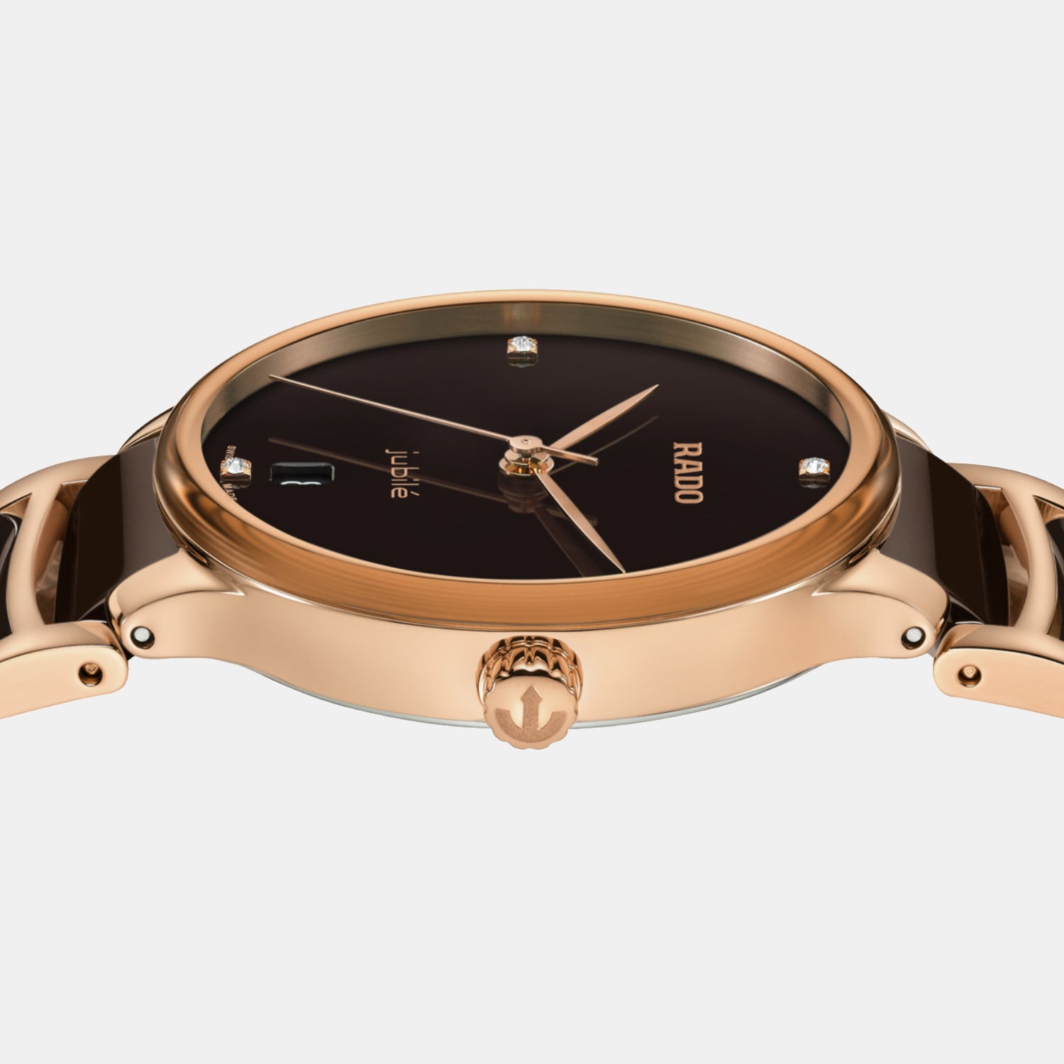 Centrix Women Quartz Brown Dial Analog Ceramic Watch R30038712