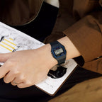 Youth Unisex Quartz Black Dial Digital Resin Watch D002