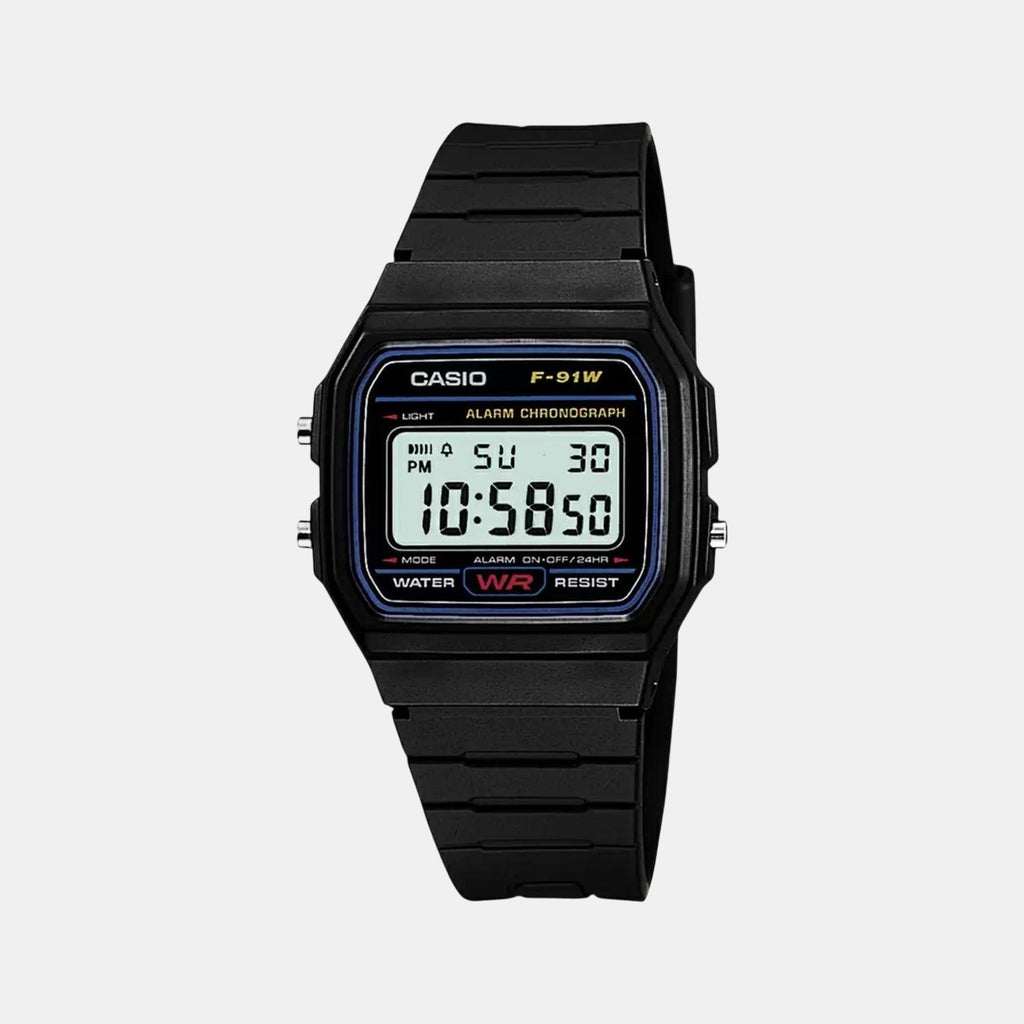 Youth Unisex Black Dial Resin Watch D002