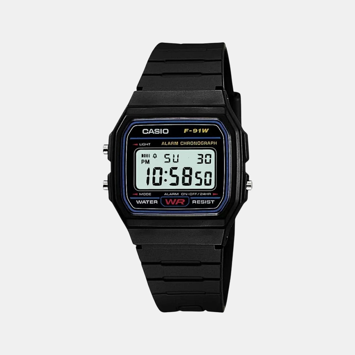 Youth Unisex Quartz Black Dial Digital Resin Watch D002