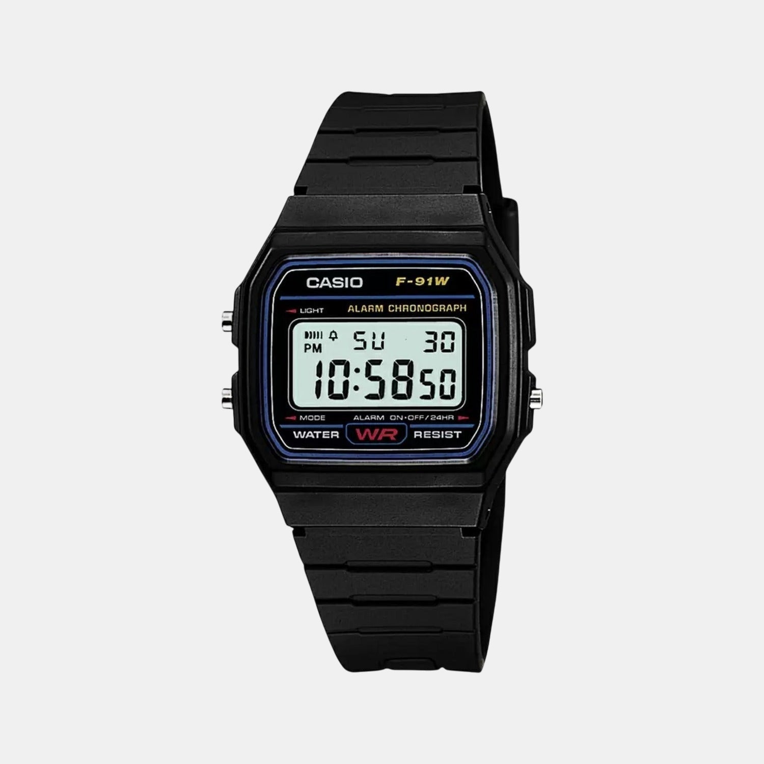 Youth Unisex Black Dial Resin Watch D002