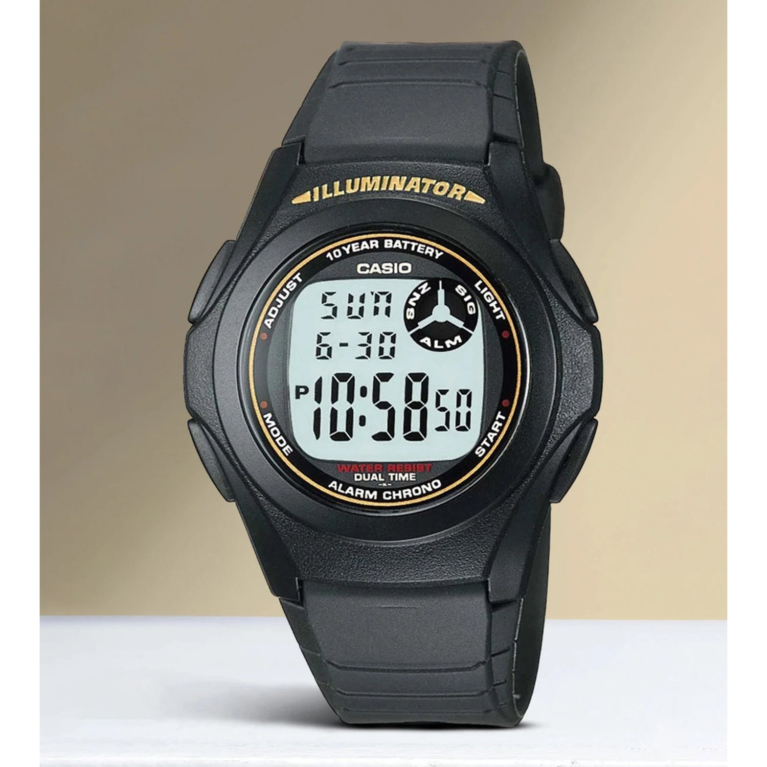 Youth Unisex Quartz Grey Dial Digital Resin Watch D028