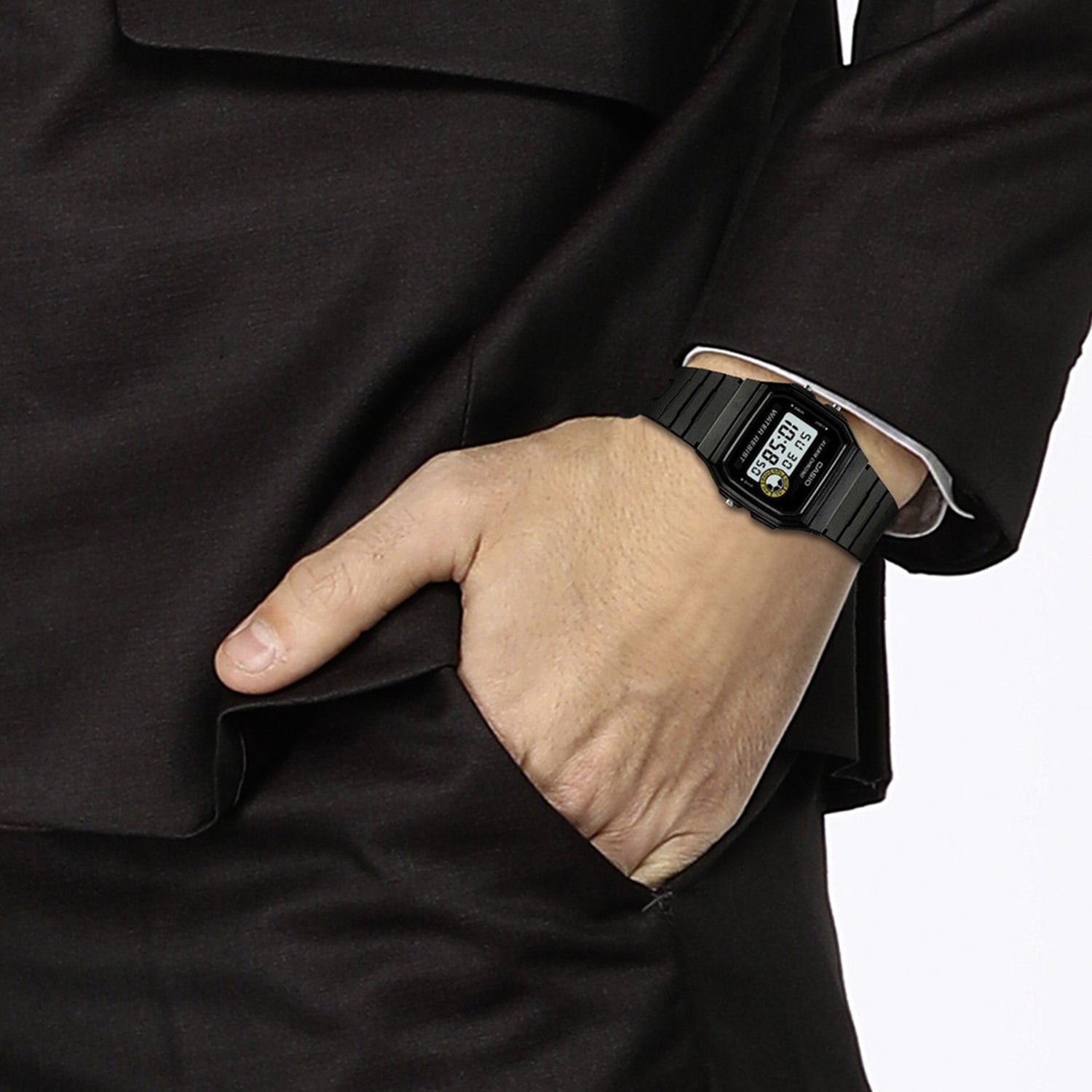 Youth Unisex Quartz Grey Dial Digital Resin Watch D052