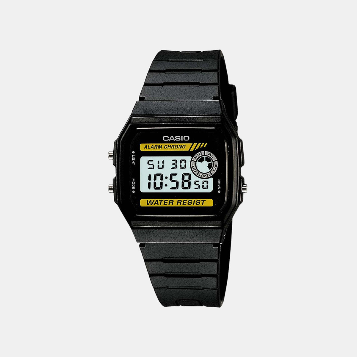Youth Unisex Quartz Black Dial Digital Resin Watch D053