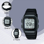 Youth Unisex Quartz Grey Dial Digital Resin Watch D054