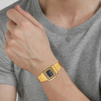 Vintage Women Quartz Multicolour Dial Digital Stainless Steel Watch D127