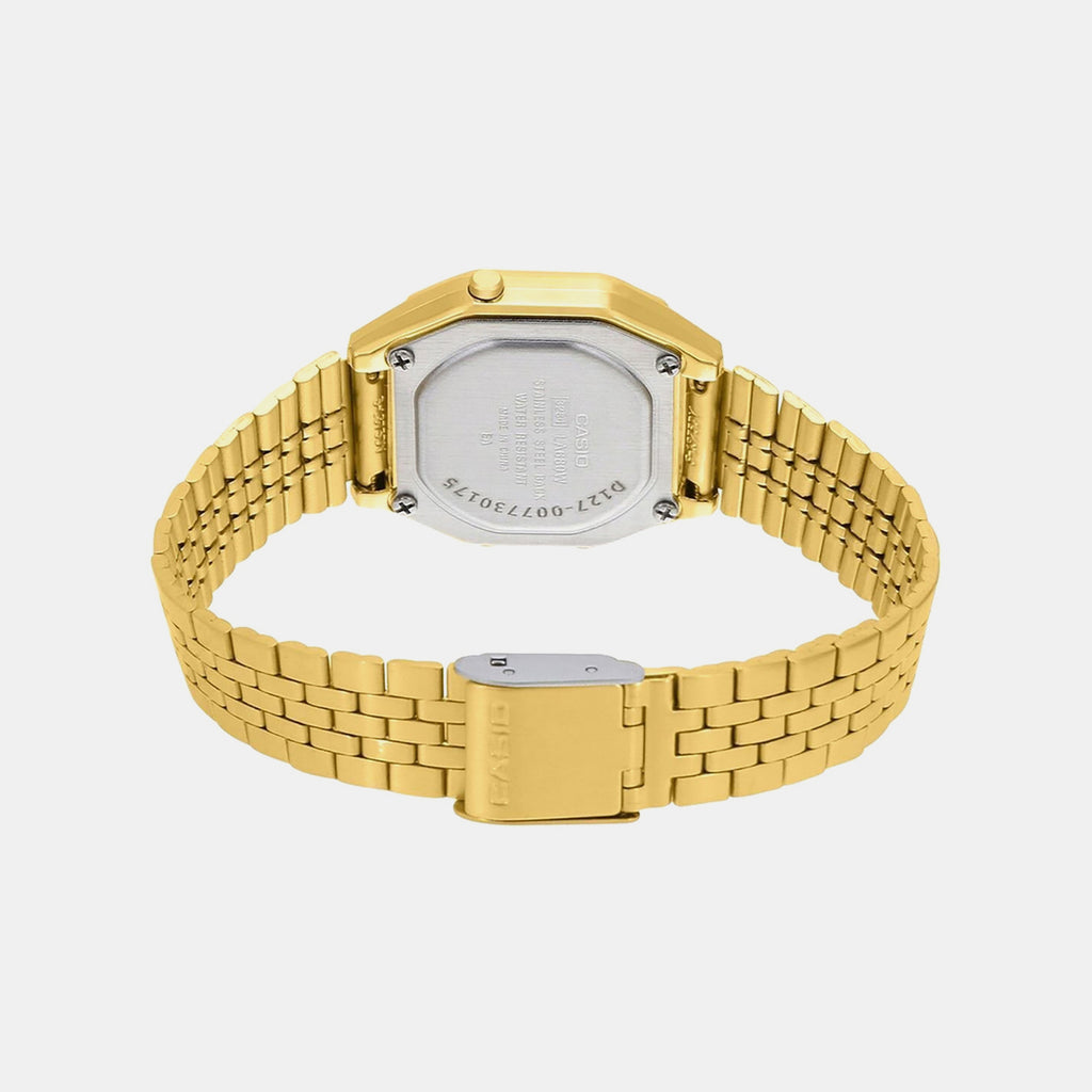 Vintage Women Quartz Multicolour Dial Digital Stainless Steel Watch D127
