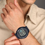 Youth Unisex Quartz Black Dial Digital Resin Watch D135