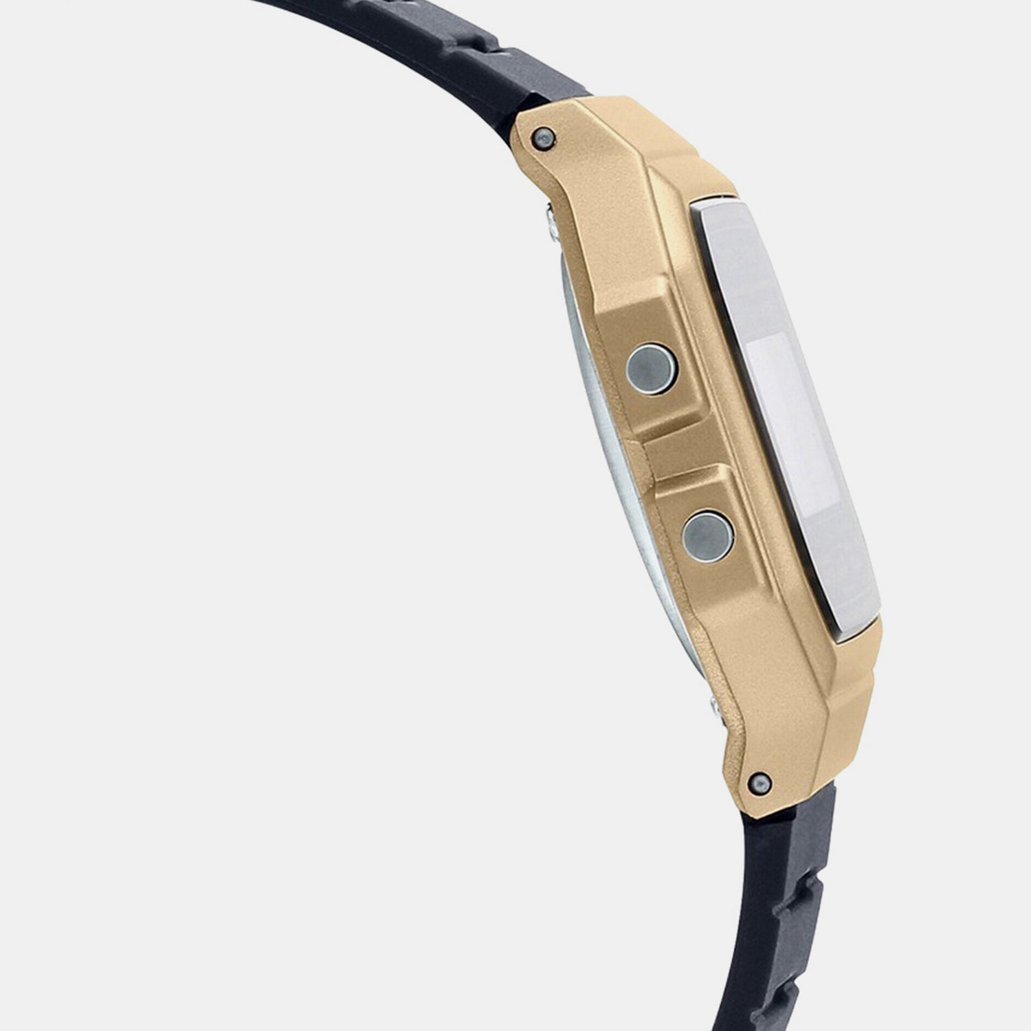 Youth Men Quartz Gold Dial Digital Resin Watch D142