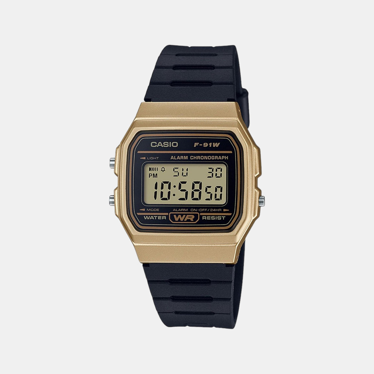 Youth Unisex Quartz Gold Dial Digital Resin Watch D142