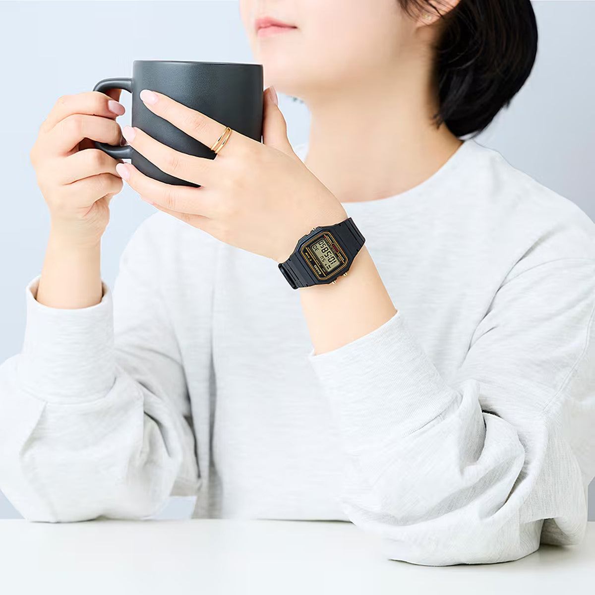 Youth Unisex Quartz Transparent Dial Digital Resin Watch D165