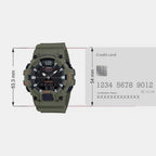 Youth Unisex Quartz Black Dial Analog-Digital Resin Watch D178
