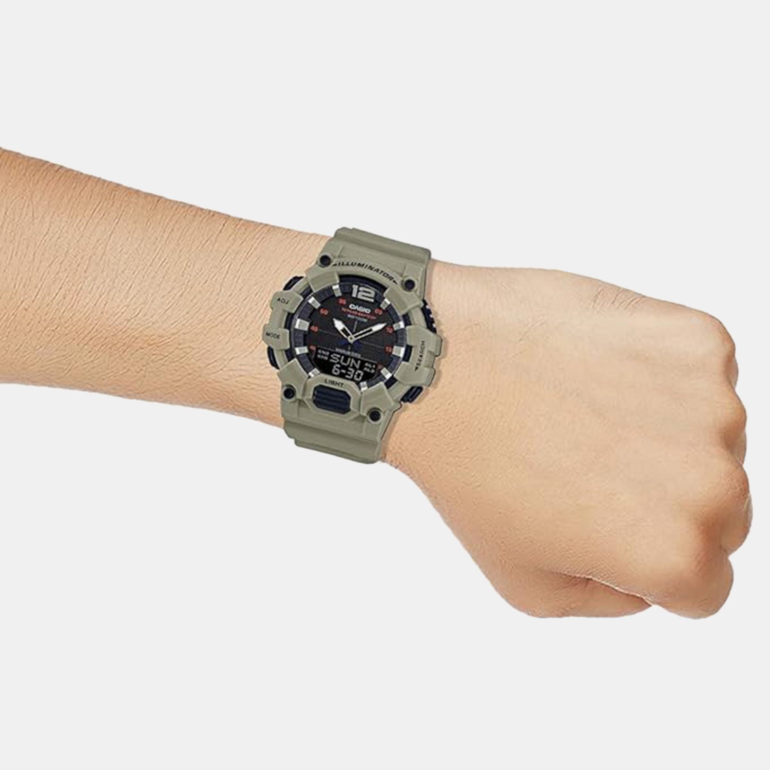 Youth Men Quartz Black Dial Digital Resin Watch D179