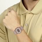 Vintage Unisex Quartz Rose Gold Dial Digital Resin Watch D213
