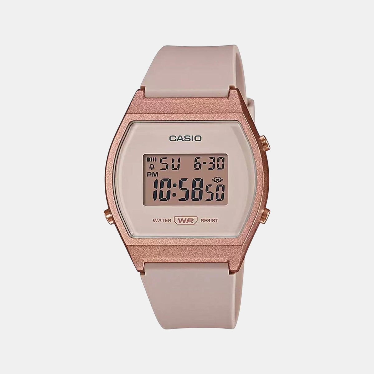 Vintage Women Quartz Rose Gold Dial Digital Resin Watch D213