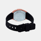 Vintage Unisex Quartz Rose Gold Dial Digital Resin Watch D214