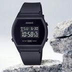 Vintage Unisex Quartz Black Dial Digital Resin Watch D215