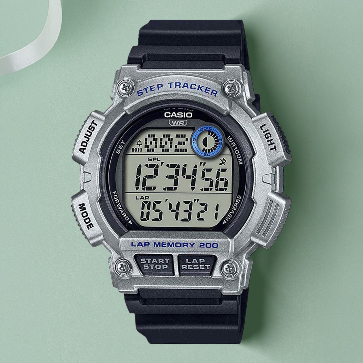 Youth Unisex Quartz Black Dial Digital Resin Watch D244