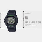 Youth Unisex Quartz Black Dial Digital Resin Watch D269
