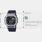 Youth Unisex Quartz Black Dial Digital Resin Watch D270