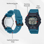 Youth Unisex Quartz Black Dial Digital Resin Watch D271