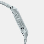 Vintage Unisex Quartz Silver Dial Digital Mesh Watch D278