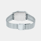 Vintage  Unisex Quartz White Dial Analog-Digital Stainless Steel Watch D281