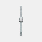 Vintage  Unisex Quartz White Dial Analog-Digital Stainless Steel Watch D281