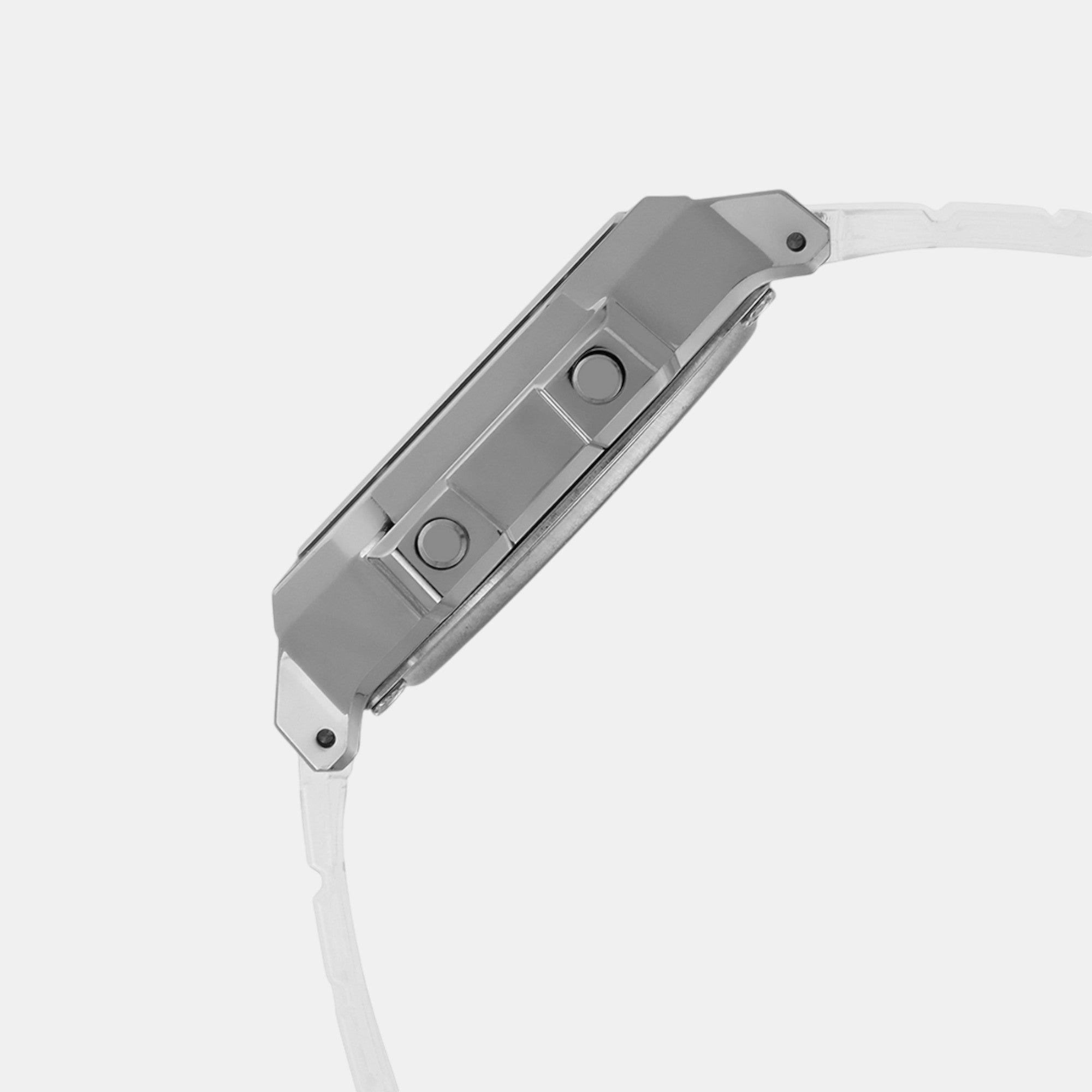 Vintage Unisex Quartz Black Dial Digital Stainless Steel Watch D306