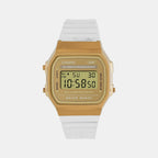 Vintage Unisex Quartz Gold Dial Digital Resin Watch D307