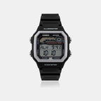 Youth Unisex Quartz Silver Dial Digital Resin Watch D308