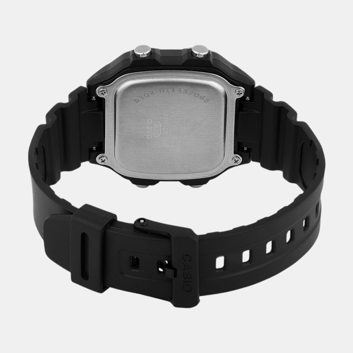 Youth Men Quartz Silver Dial Digital Resin Watch D308