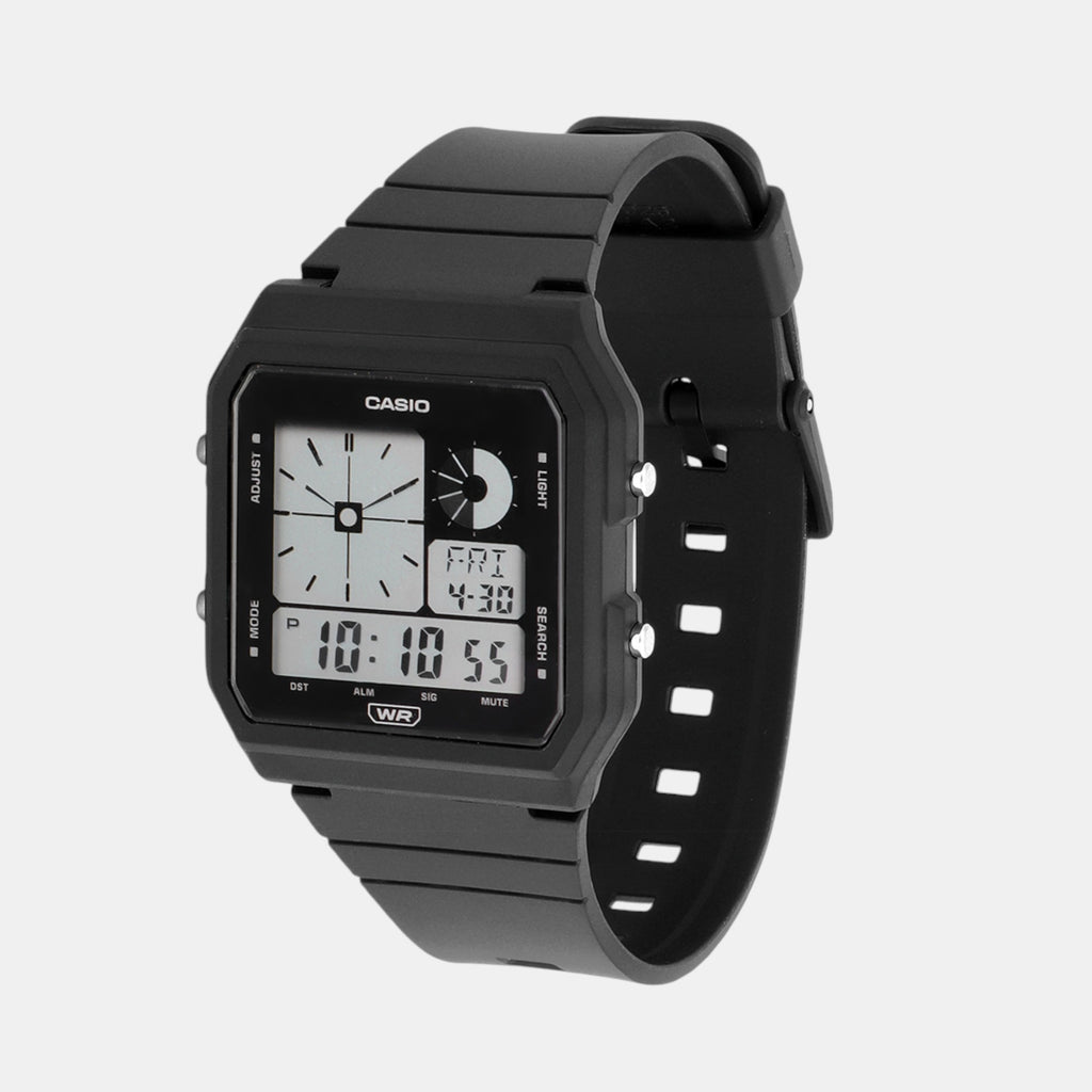 Youth Unisex Quartz Black Dial Digital Resin Watch D311