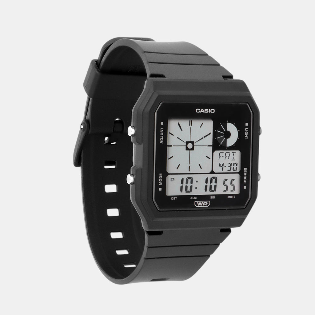 Youth Unisex Quartz Black Dial Digital Resin Watch D311