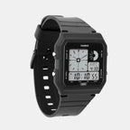 Youth Unisex Quartz Black Dial Digital Resin Watch D311