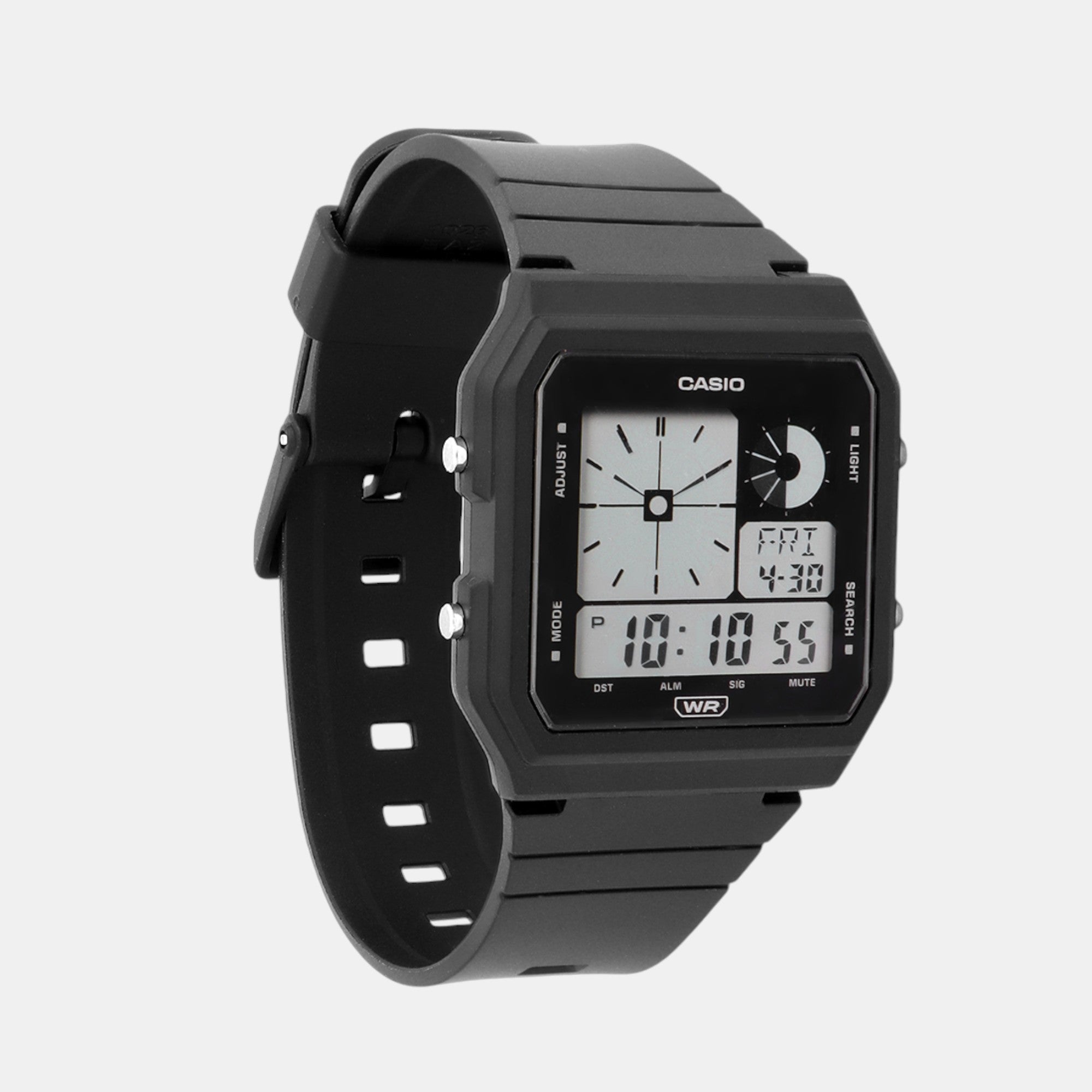 Youth Unisex Quartz Black Dial Digital Resin Watch D311