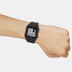 Youth Unisex Quartz Black Dial Digital Resin Watch D311
