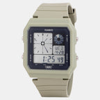Youth Men Quartz Grey Dial Digital Resin Watch D312