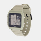 Youth Men Quartz Grey Dial Digital Resin Watch D312