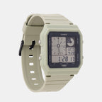 Youth Men Quartz Grey Dial Digital Resin Watch D312