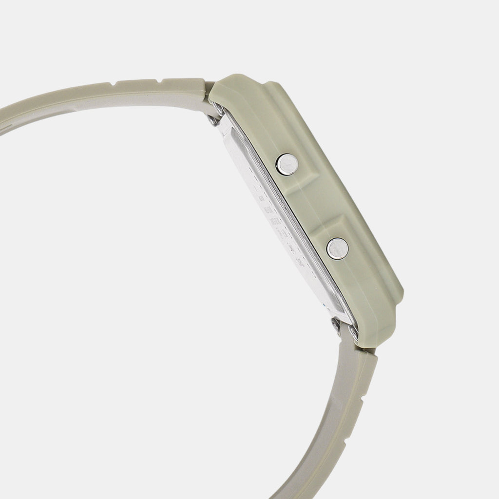 Youth Men Quartz Grey Dial Digital Resin Watch D312