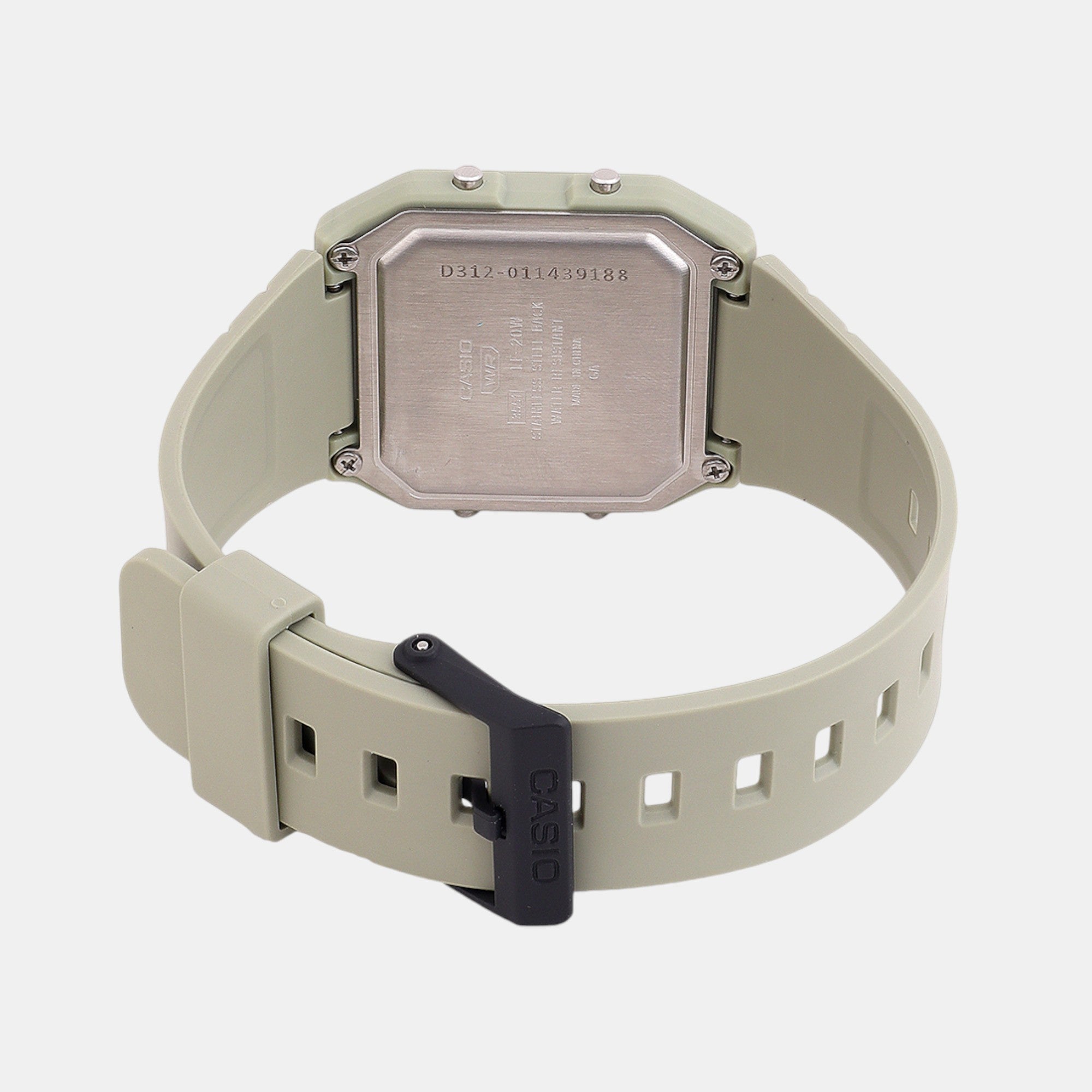 Youth Men Quartz Grey Dial Digital Resin Watch D312